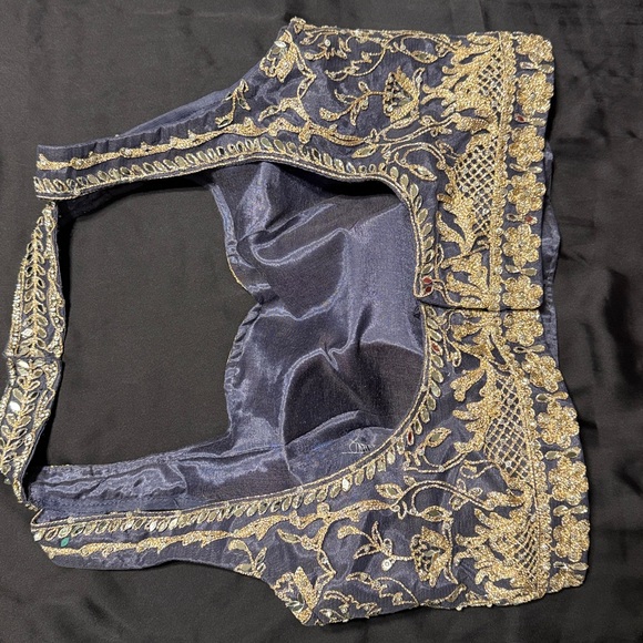 Purple lehanga - Picture 4 of 5